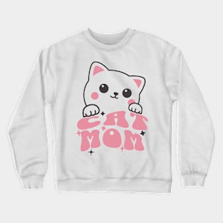 Cat Mom Crewneck Sweatshirt